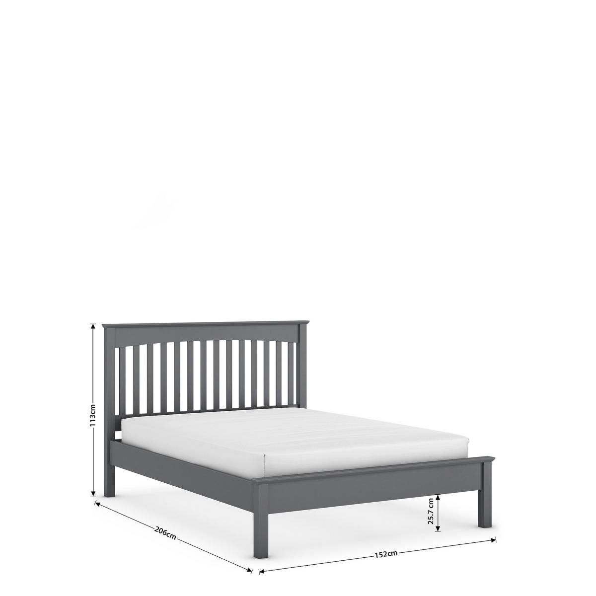 M&S Hastings Bed - 4FT - Soft White, Soft White,Mid Blue,Grey,Dark Grey – image 8