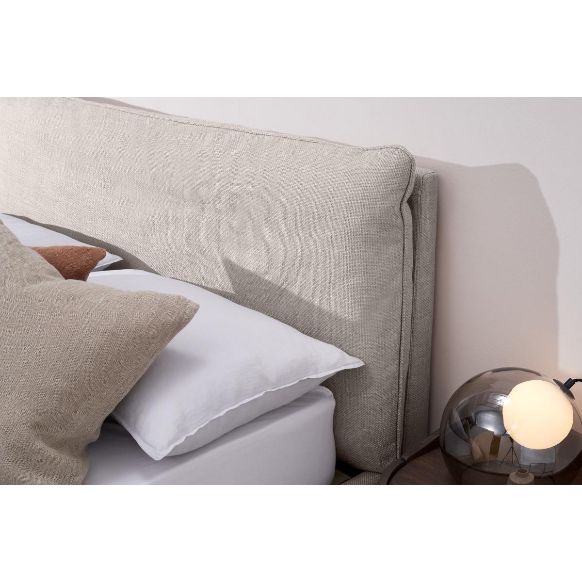 Harlow Double Bed, Oat Weave – image 5