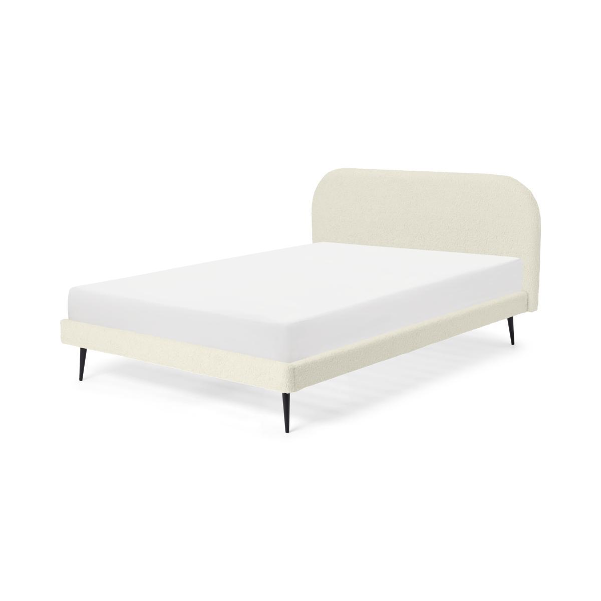 Eulia Double Bed, Faux Sheepskin – image 2