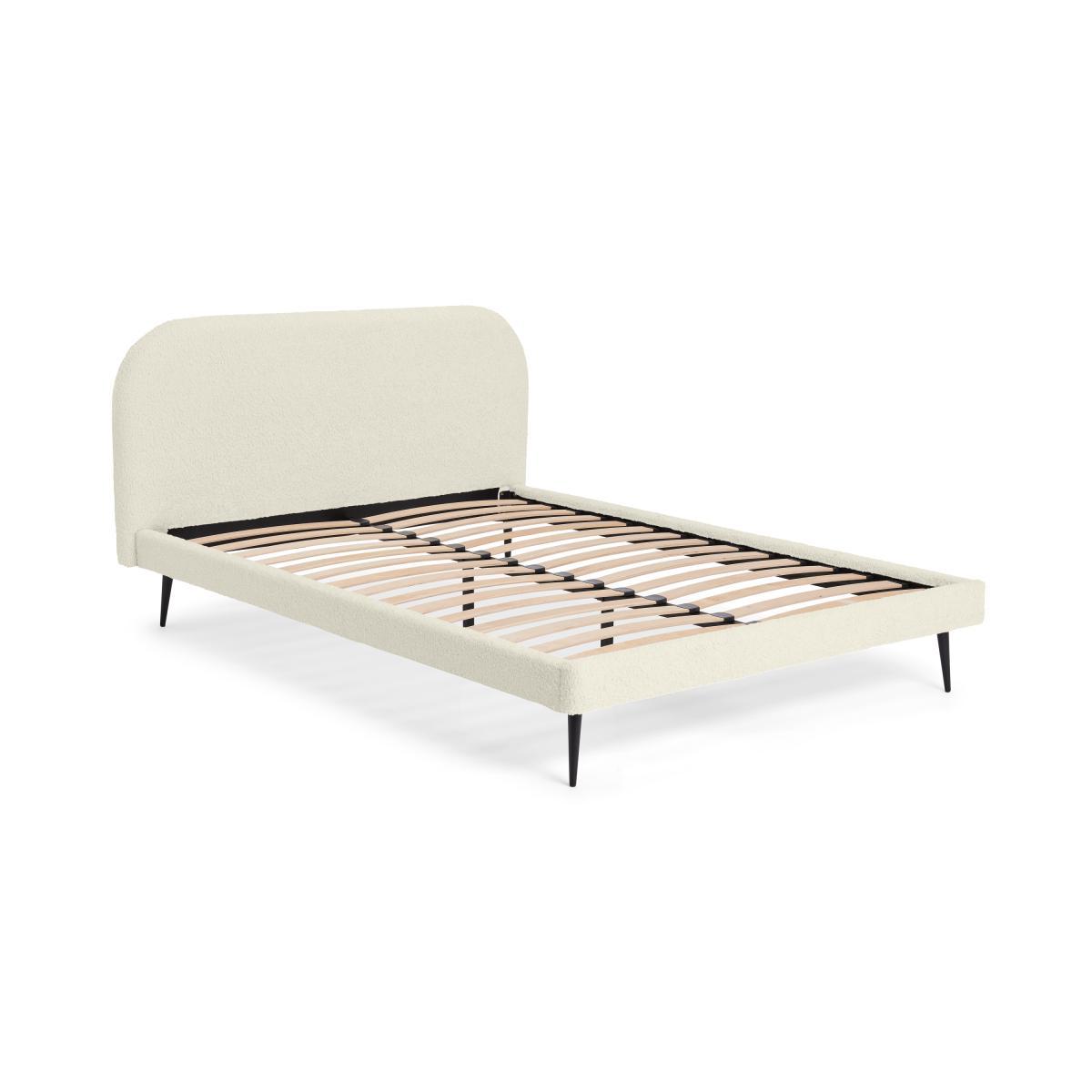 Eulia Double Bed, Faux Sheepskin – image 3