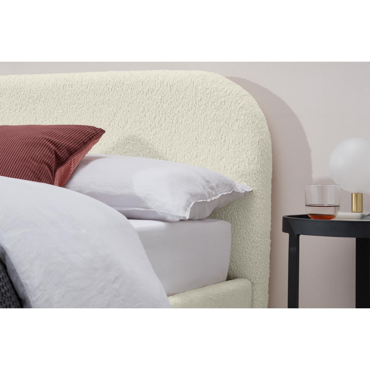 Eulia Double Bed, Faux Sheepskin – image 5