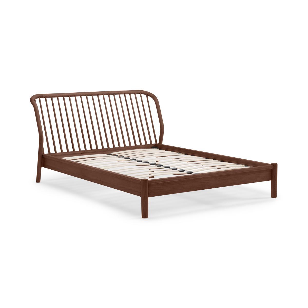 Tacoma Double Bed, Walnut – image 3