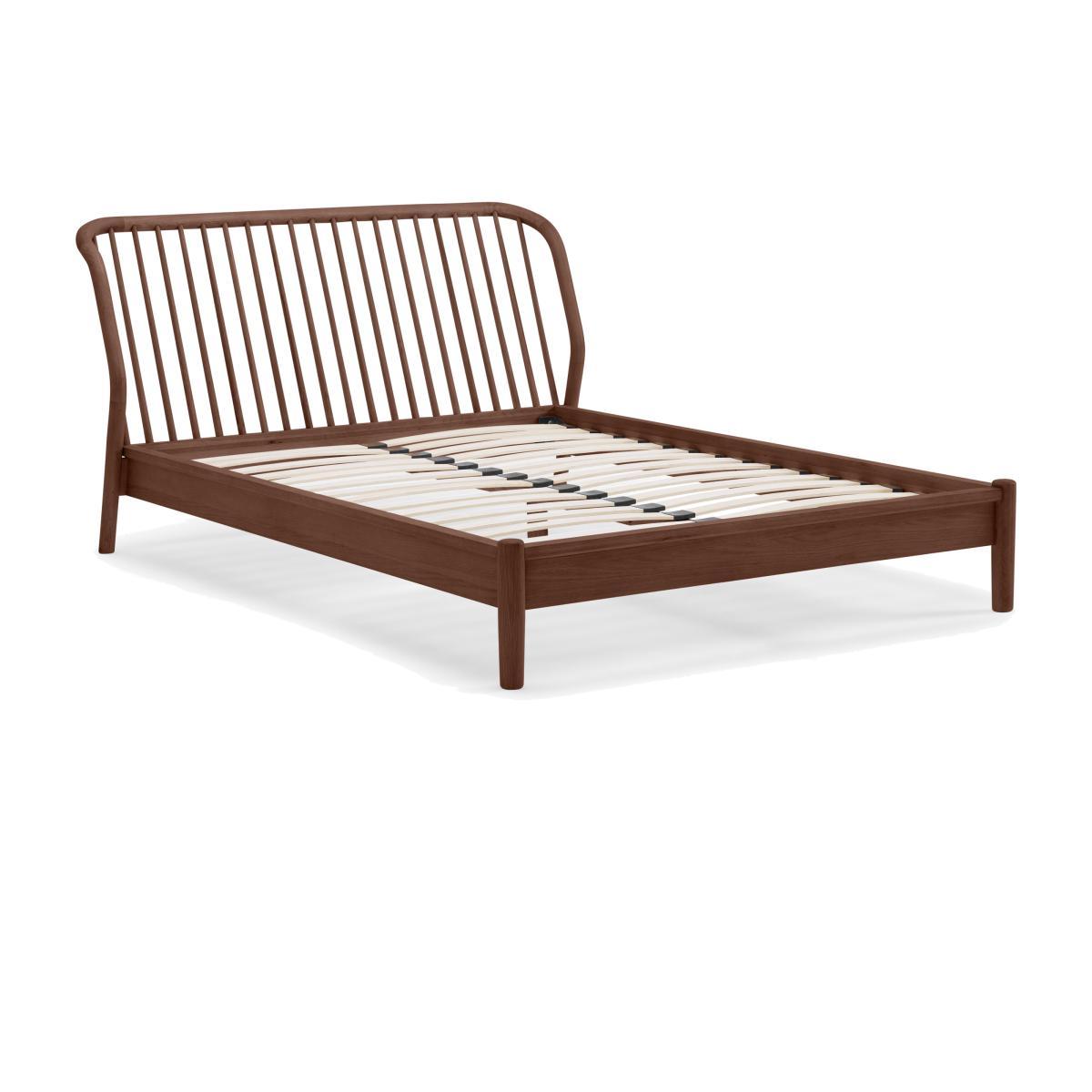 Tacoma Double Bed, Walnut – image 1