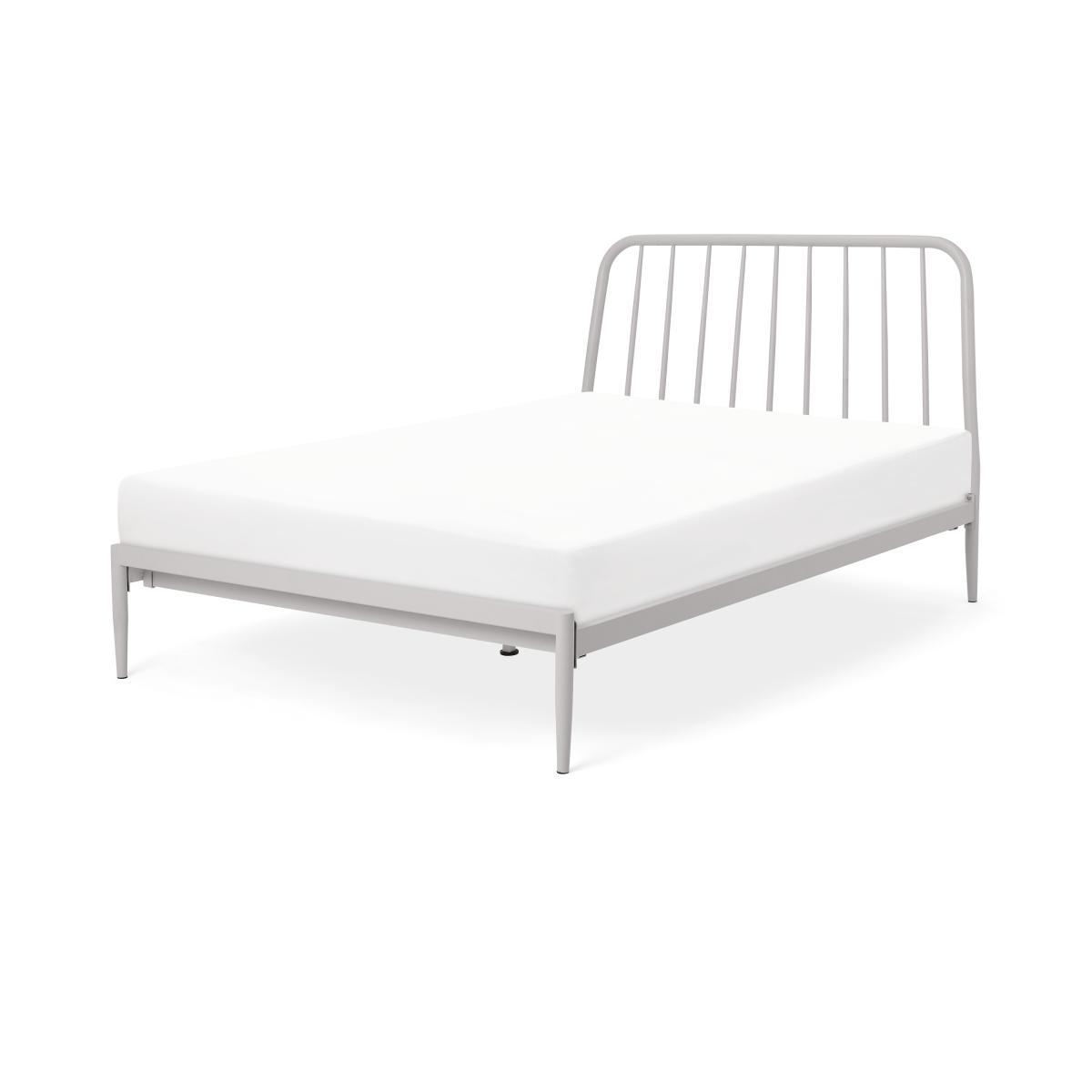 Alana Double Bed, Pebble Grey – image 2