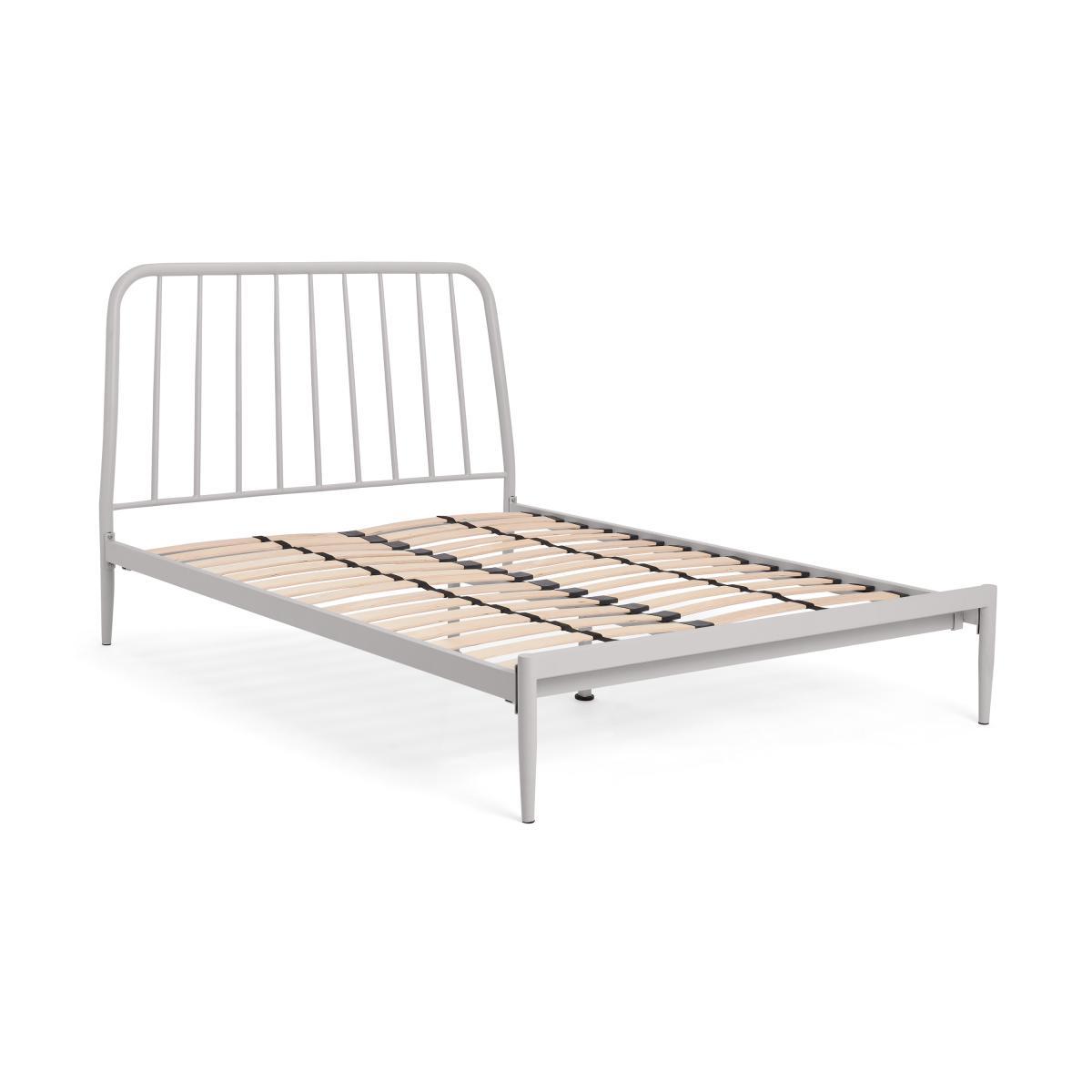 Alana Double Bed, Pebble Grey – image 3