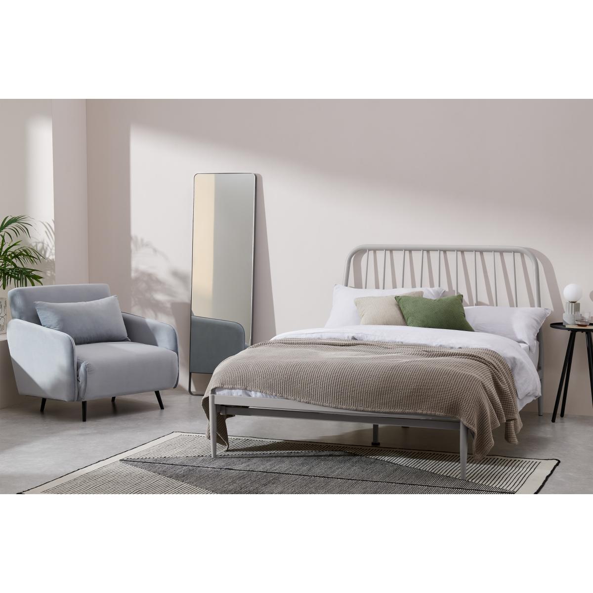 Alana Double Bed, Pebble Grey – image 4