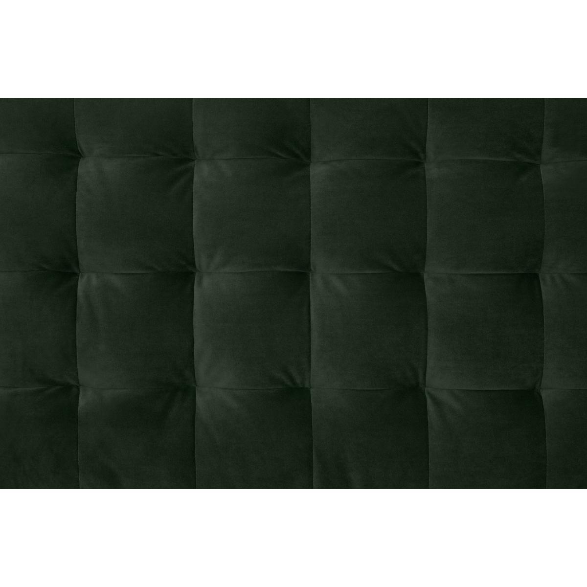 Lavelle Double Bed, Laurel Green Velvet & Walnut Stain Legs – image 7