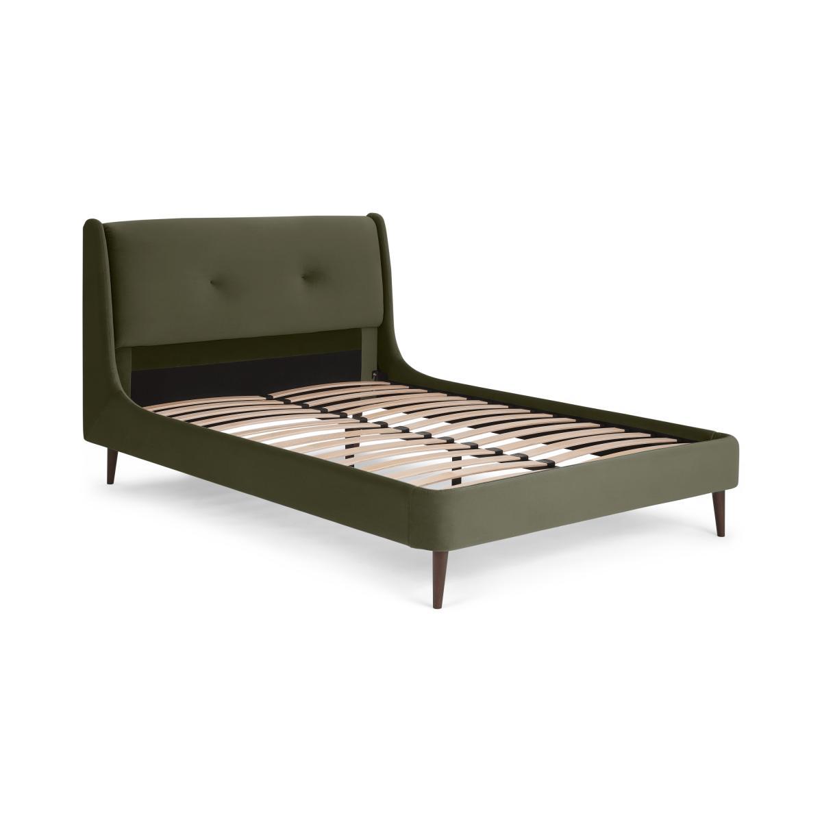 Raffety Double Bed, Sycamore Green Velvet – image 3