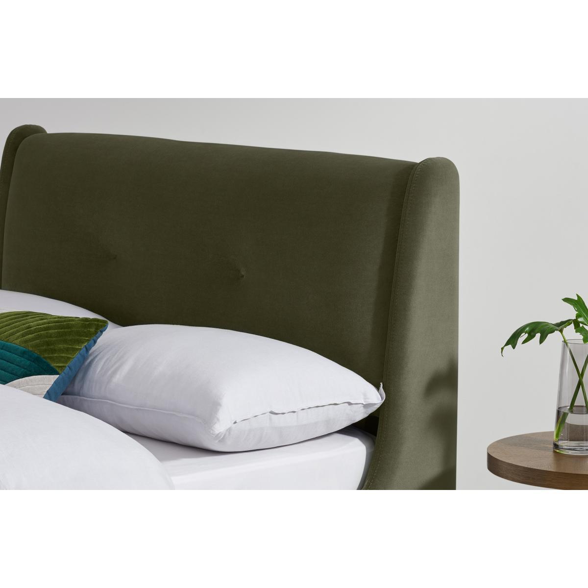 Raffety Double Bed, Sycamore Green Velvet – image 5