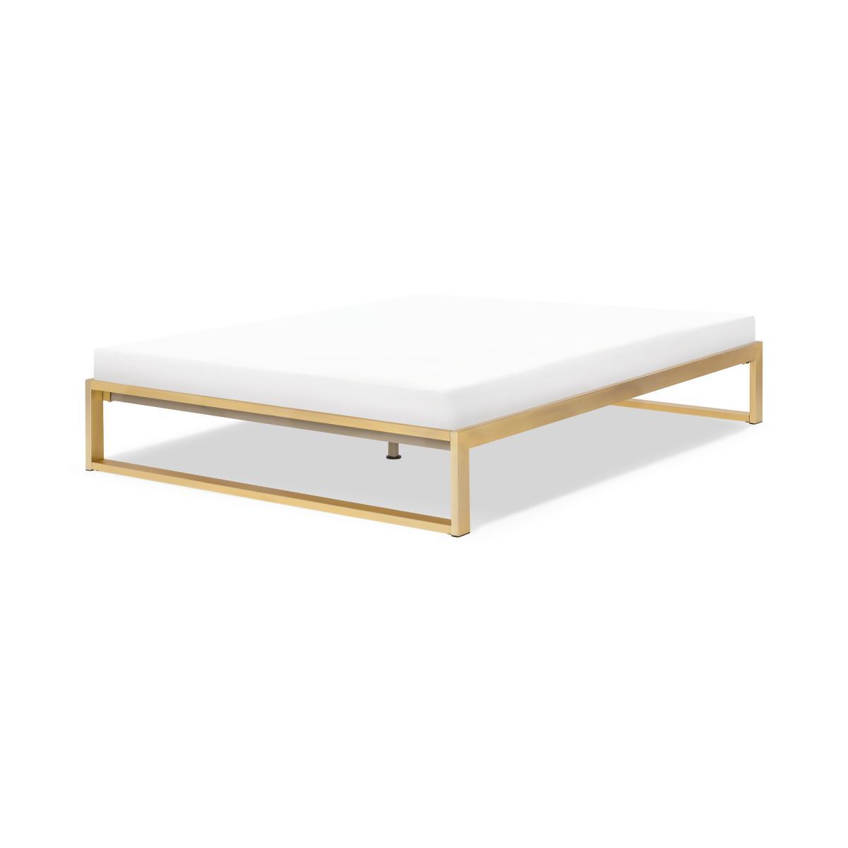 Selu Double Platform Bed, Brass – image 2
