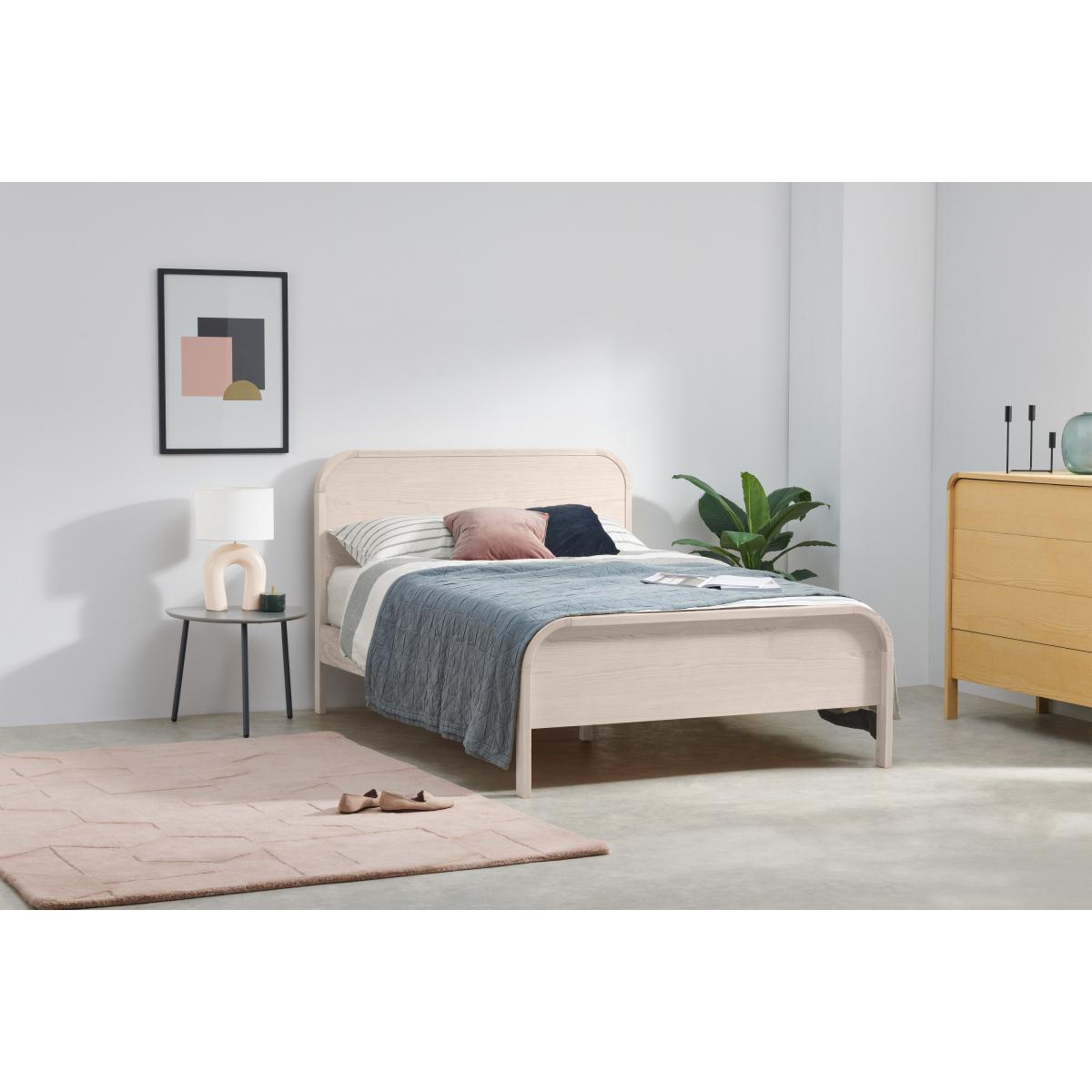 Carnell Double Bed, Grey Wash Ash – image 4