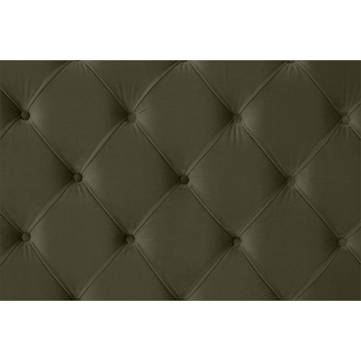 Skye Double Bed, Sycamore Green Velvet with Black Legs – image 7