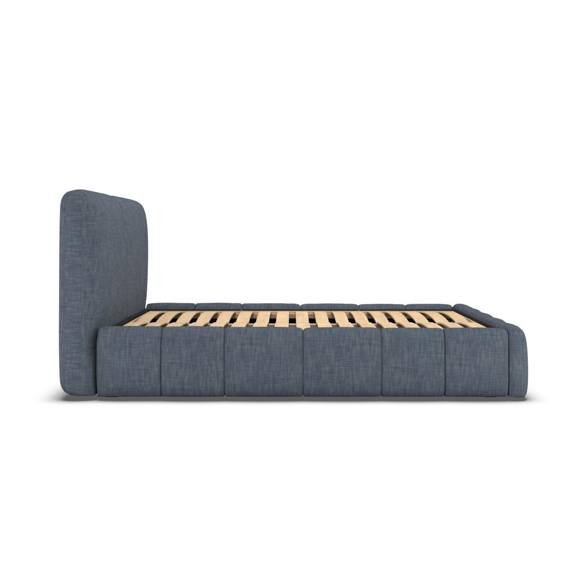 Maxmo Double Bed with Storage Drawers, Denim Cotton – image 7