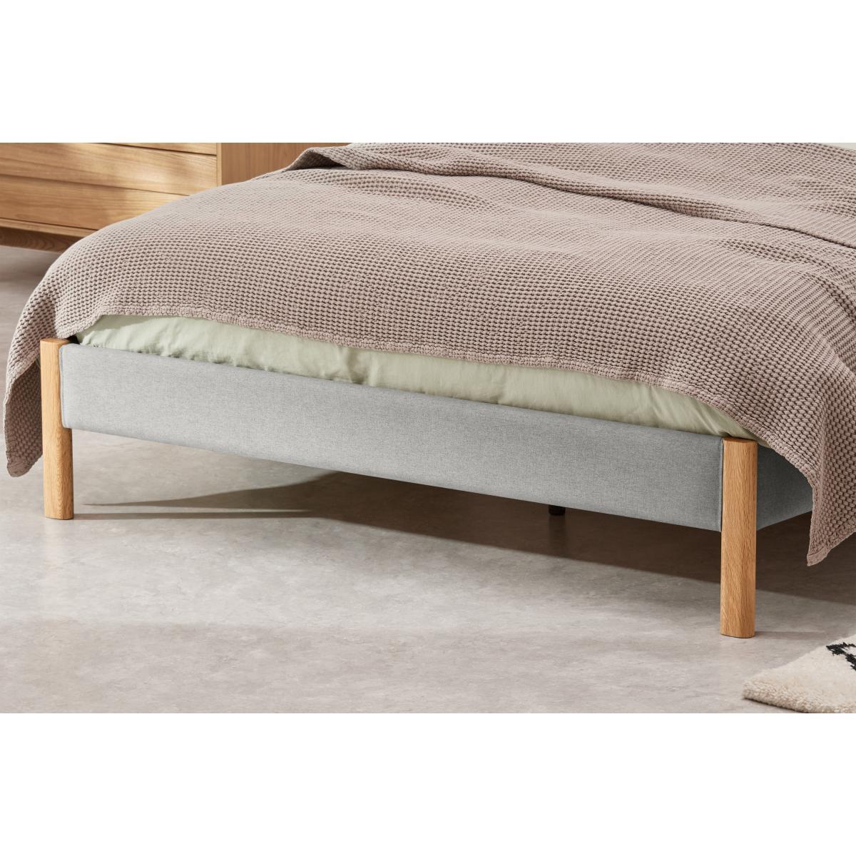 Almera Double Bed, Cool Grey & Oak – image 5