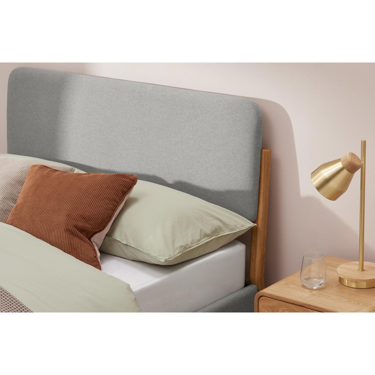 Almera Double Bed, Cool Grey & Oak – image 6