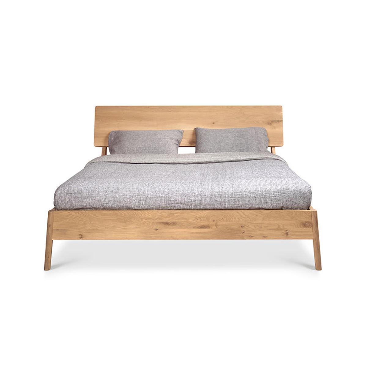 Air Double bed - / For mattress 180 x 200 cm - Solid oak by Ethnicraft Natural wood – image 3