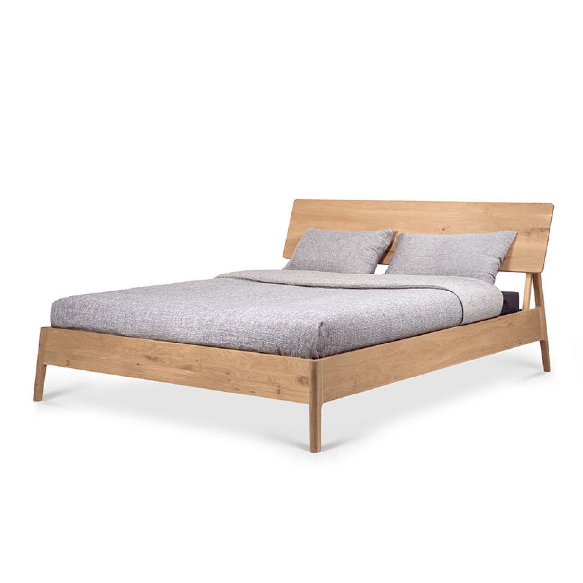 Air Double bed - / For mattress 180 x 200 cm - Solid oak by Ethnicraft Natural wood – image 4
