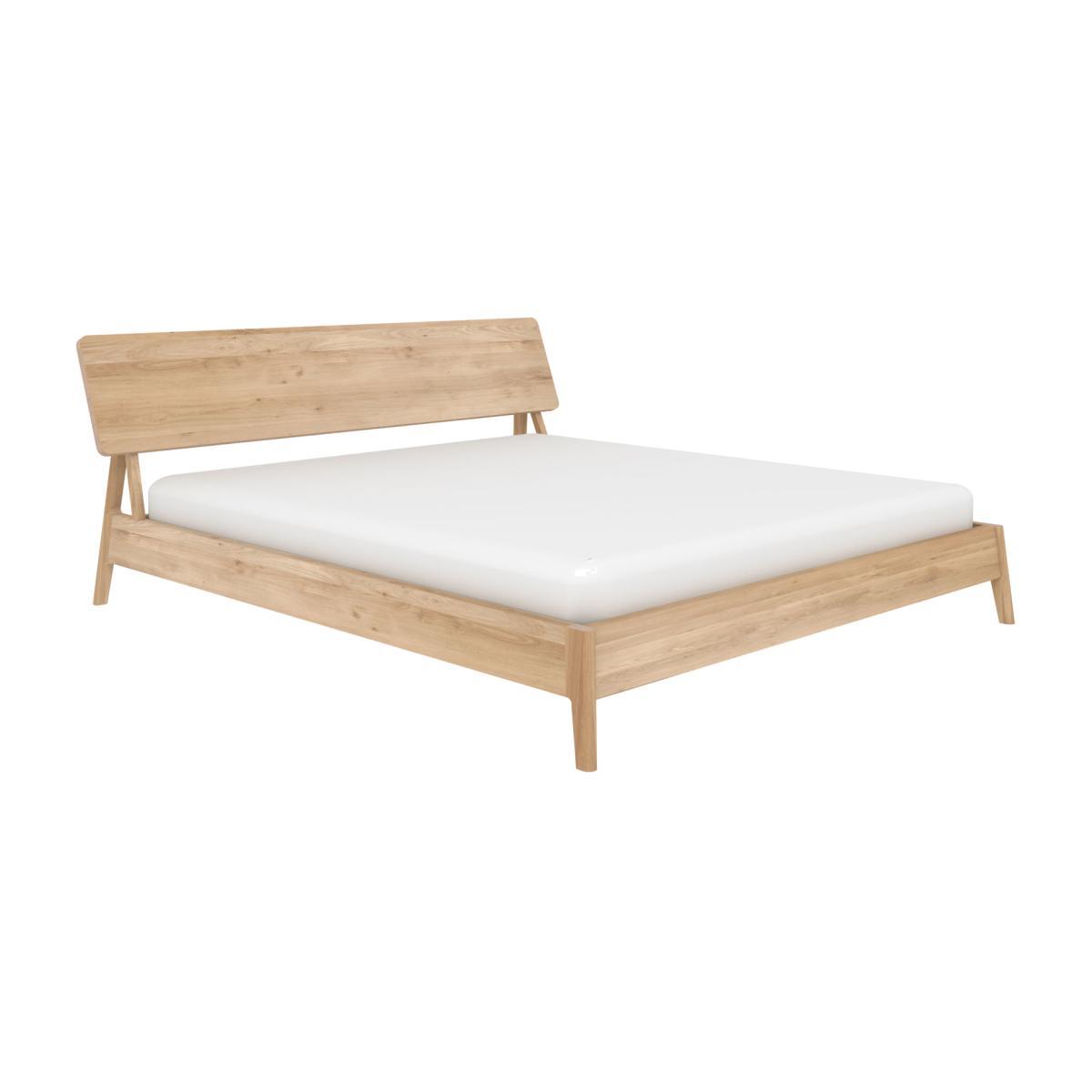 Air Double bed - / For mattress 180 x 200 cm - Solid oak by Ethnicraft Natural wood – image 1