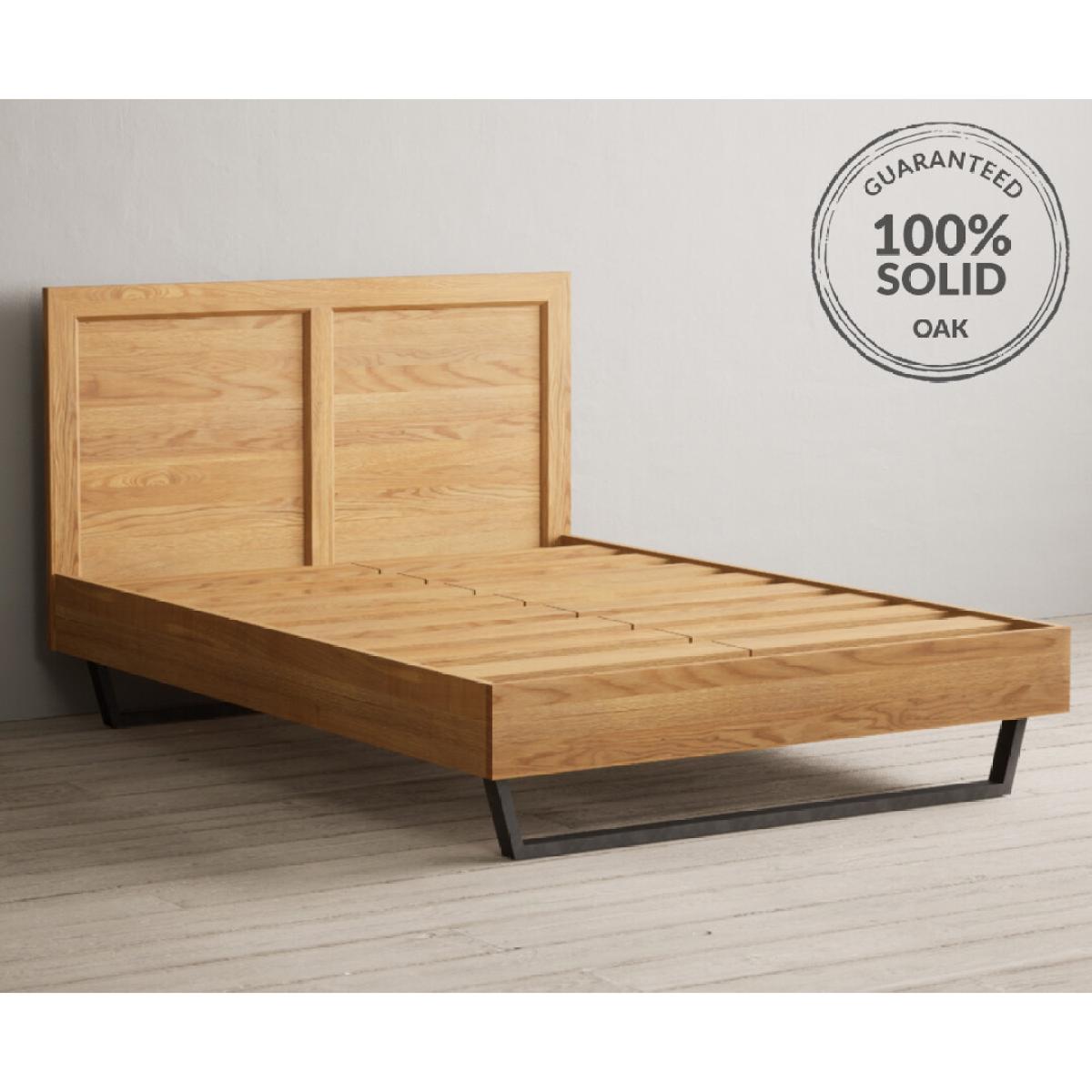 Loft Solid Oak Double Bed – image 2