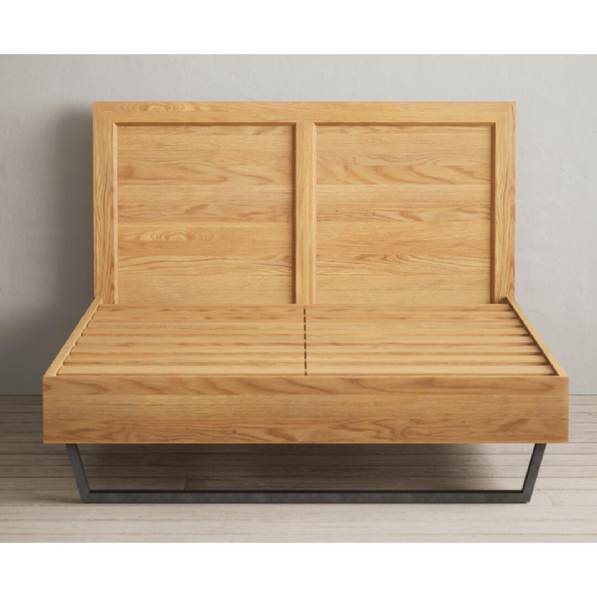 Loft Solid Oak Double Bed – image 3
