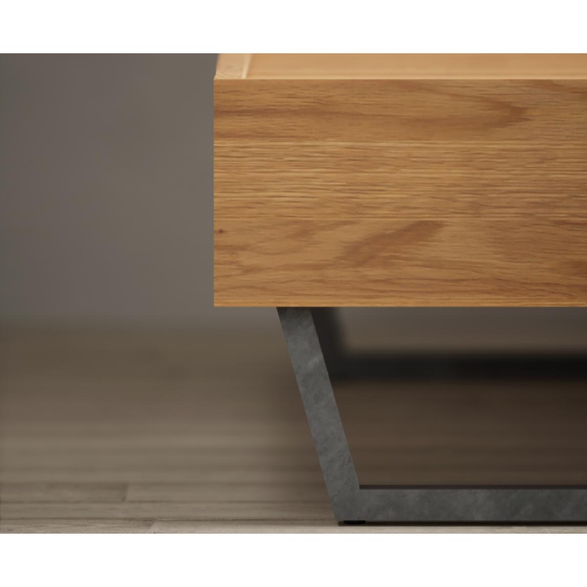 Loft Solid Oak Double Bed – image 4