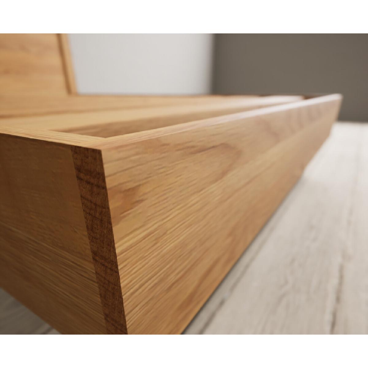 Loft Solid Oak Double Bed – image 5