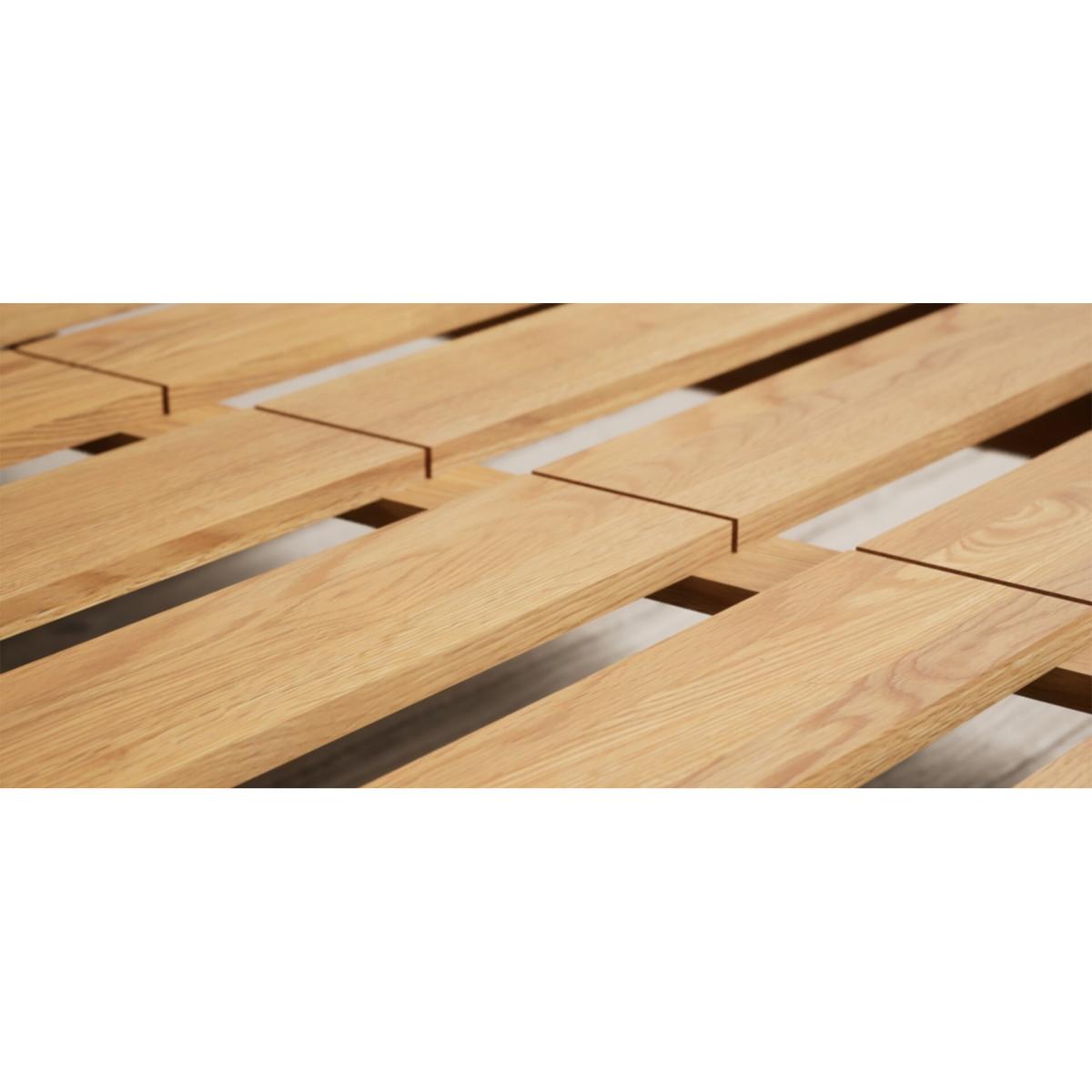 Loft Solid Oak Double Bed – image 7