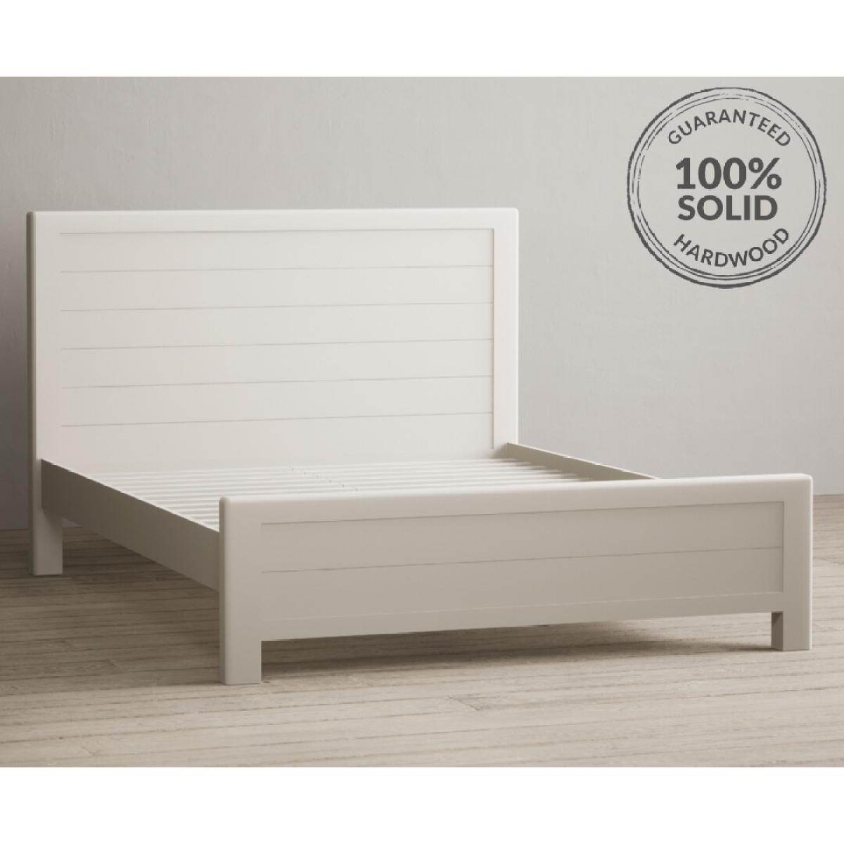 Harper Soft White Painted Double Bed – image 2