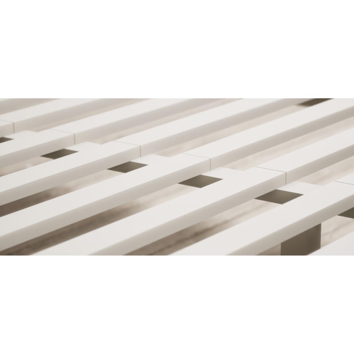 Harper Soft White Painted Double Bed – image 7
