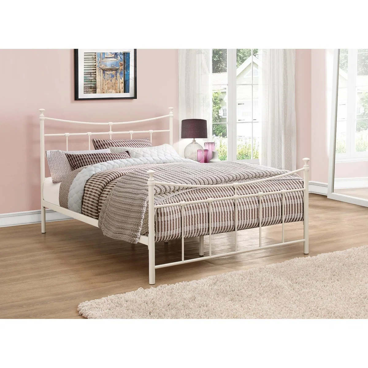Georgia Cream Double Bed – image 1