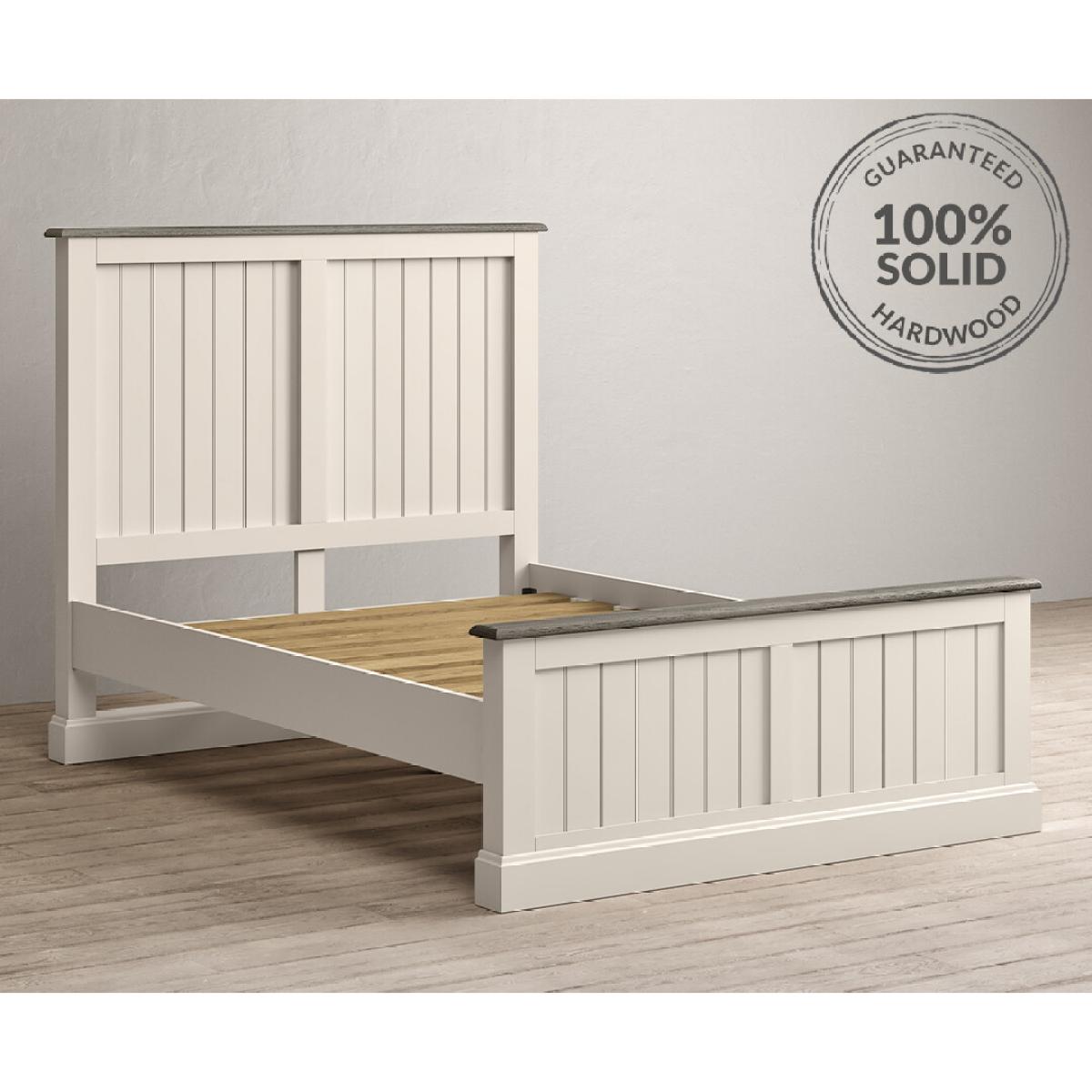 Dartmouth Soft White Painted Double Bed – image 2