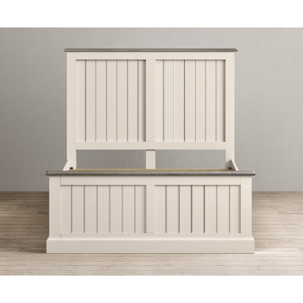 Dartmouth Soft White Painted Double Bed – image 3