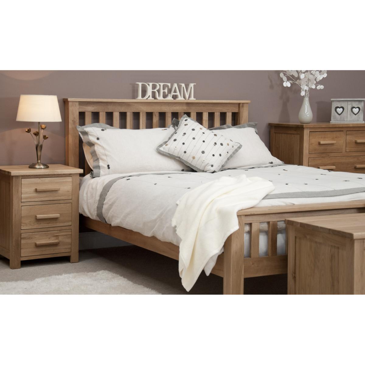 Rohan Oak Double Bed – image 1