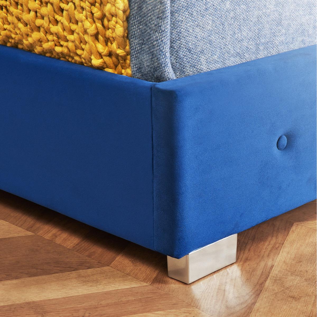 Nicole Ottoman Storage Bed - Blue / Double / Yes – image 4