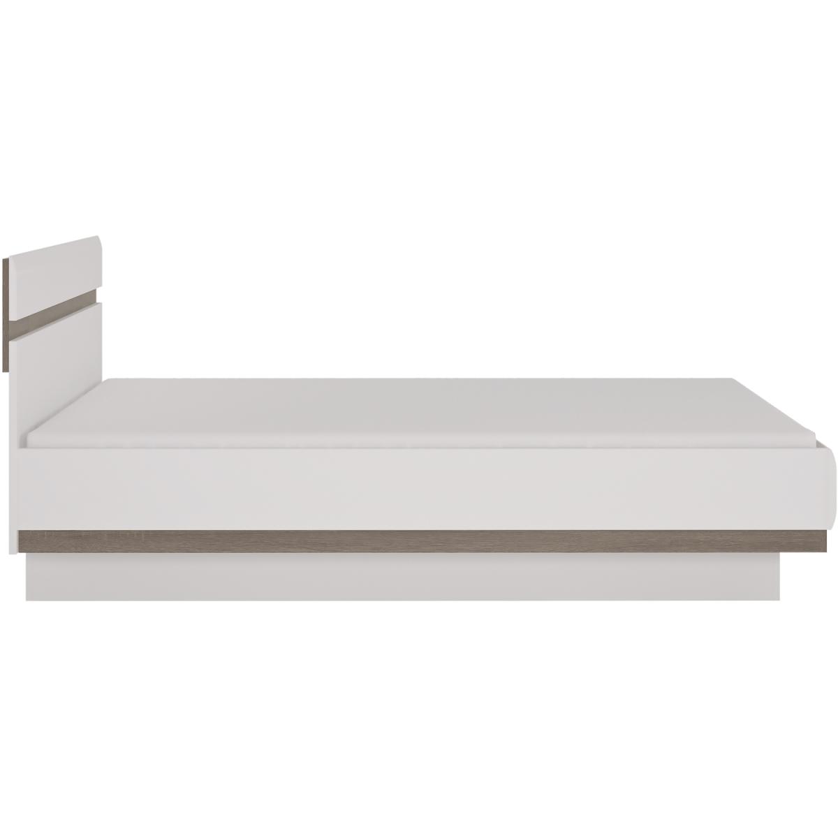 Jonas & James Leece Bed frame - White with oak trim / Double – image 2