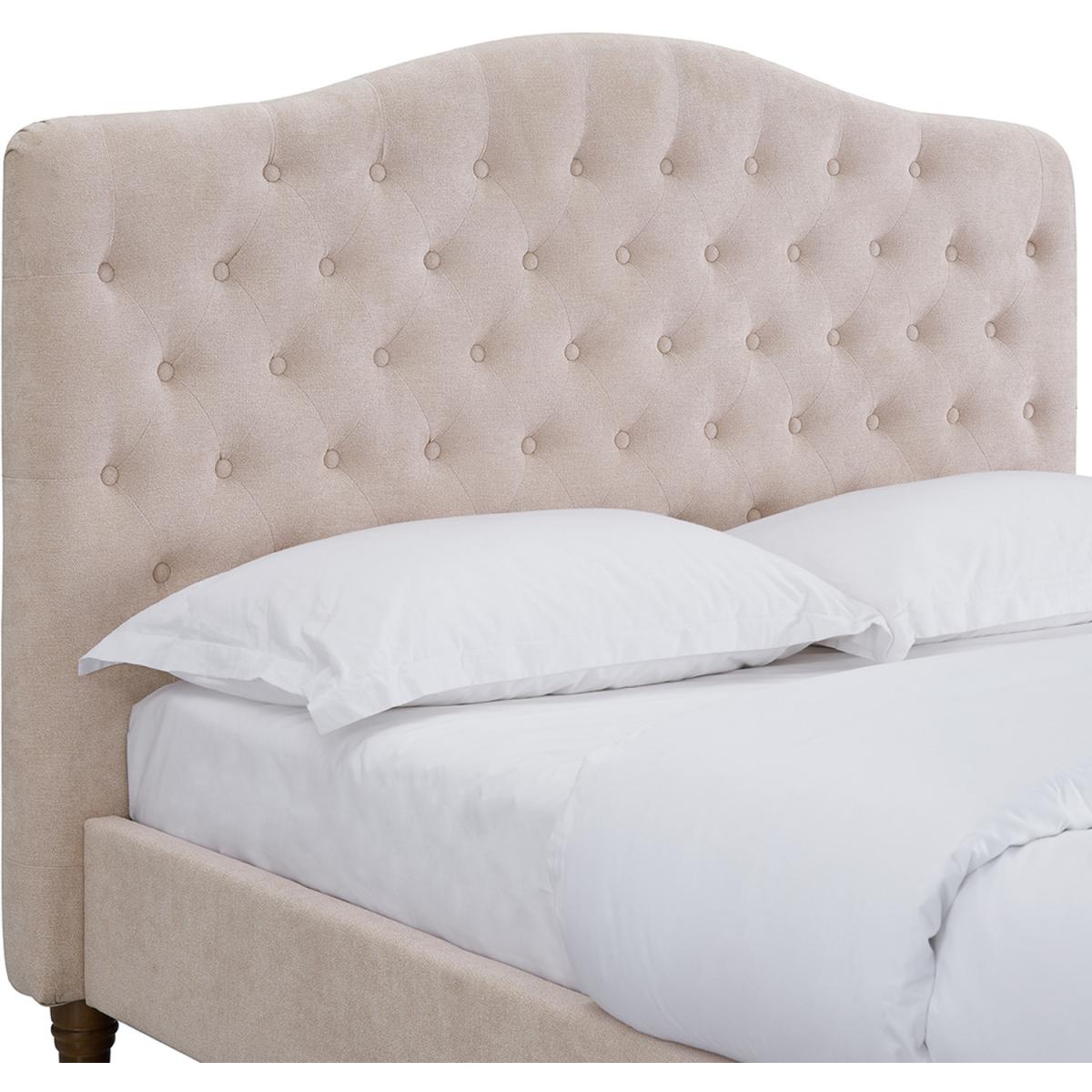Sorrento Velvet Bed - Cappucino Grey / Double – image 13