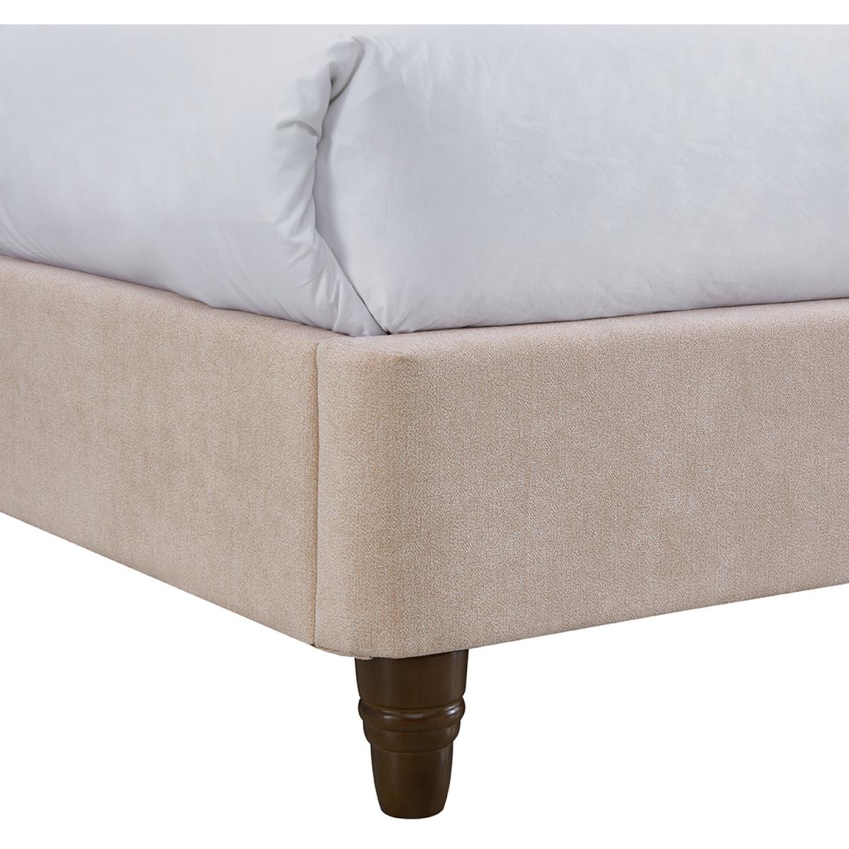 Sorrento Velvet Bed - Cappucino Grey / Double – image 18