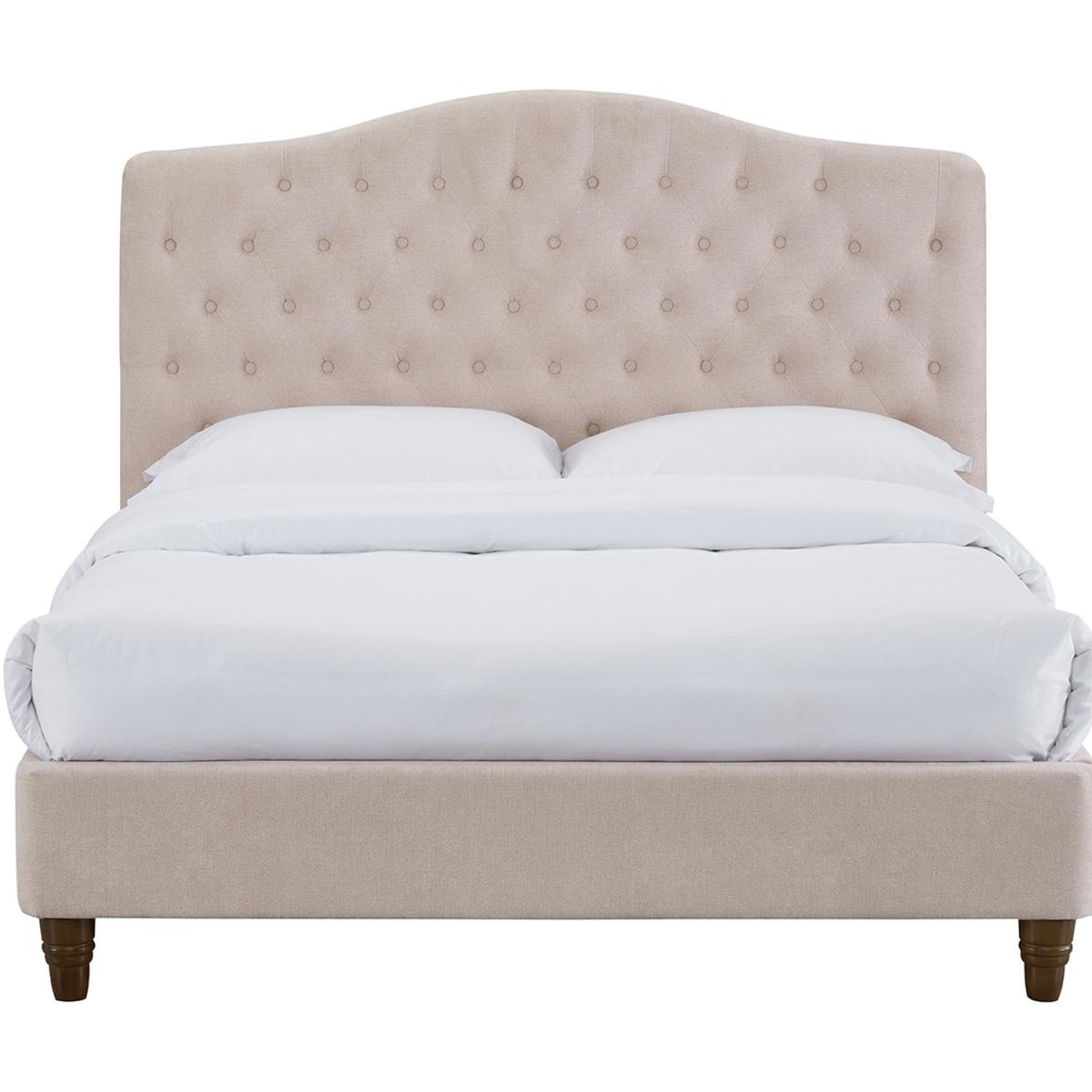Sorrento Velvet Bed - Cappucino Grey / Double – image 8