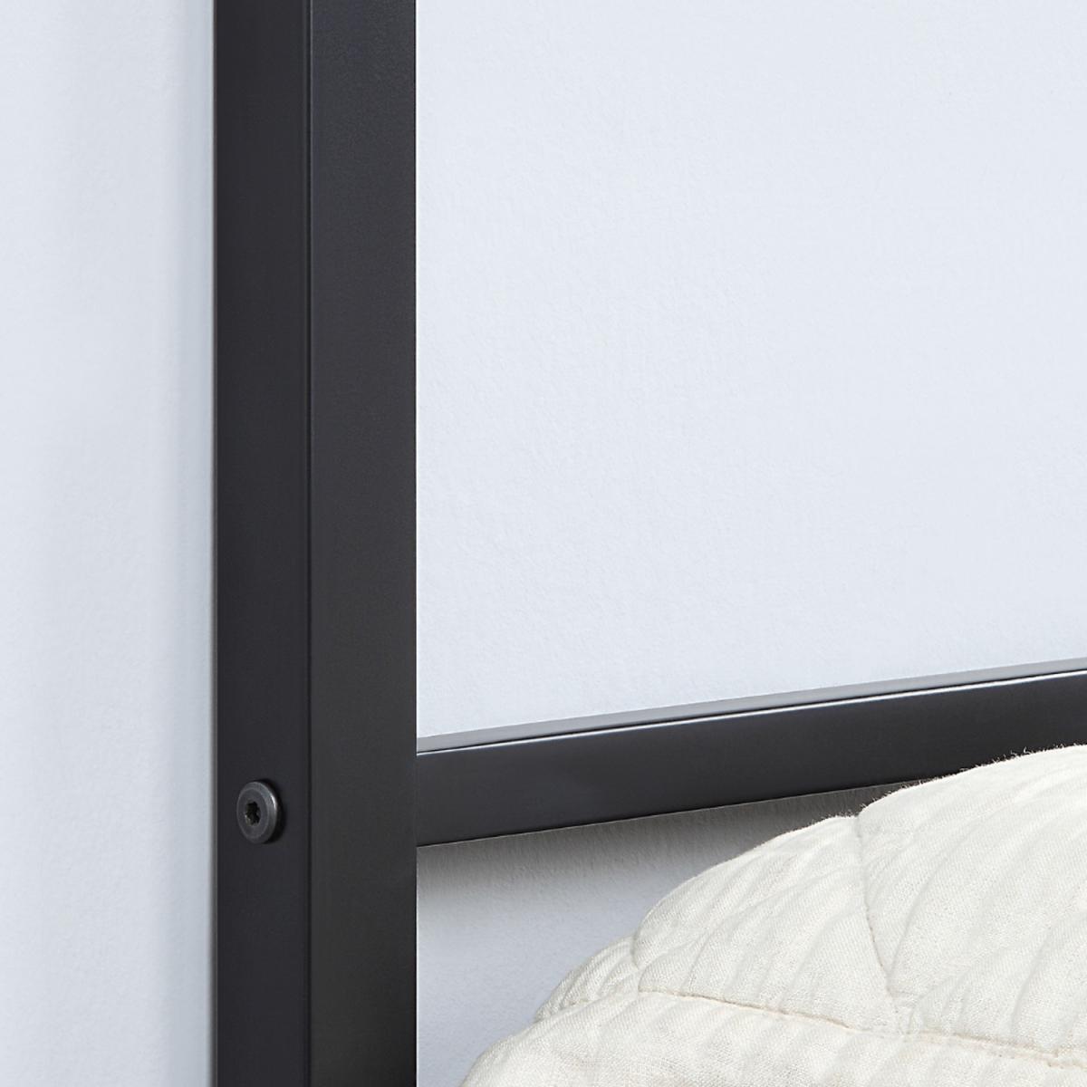 Atwick Black Metal Bed - Black / Double – image 2