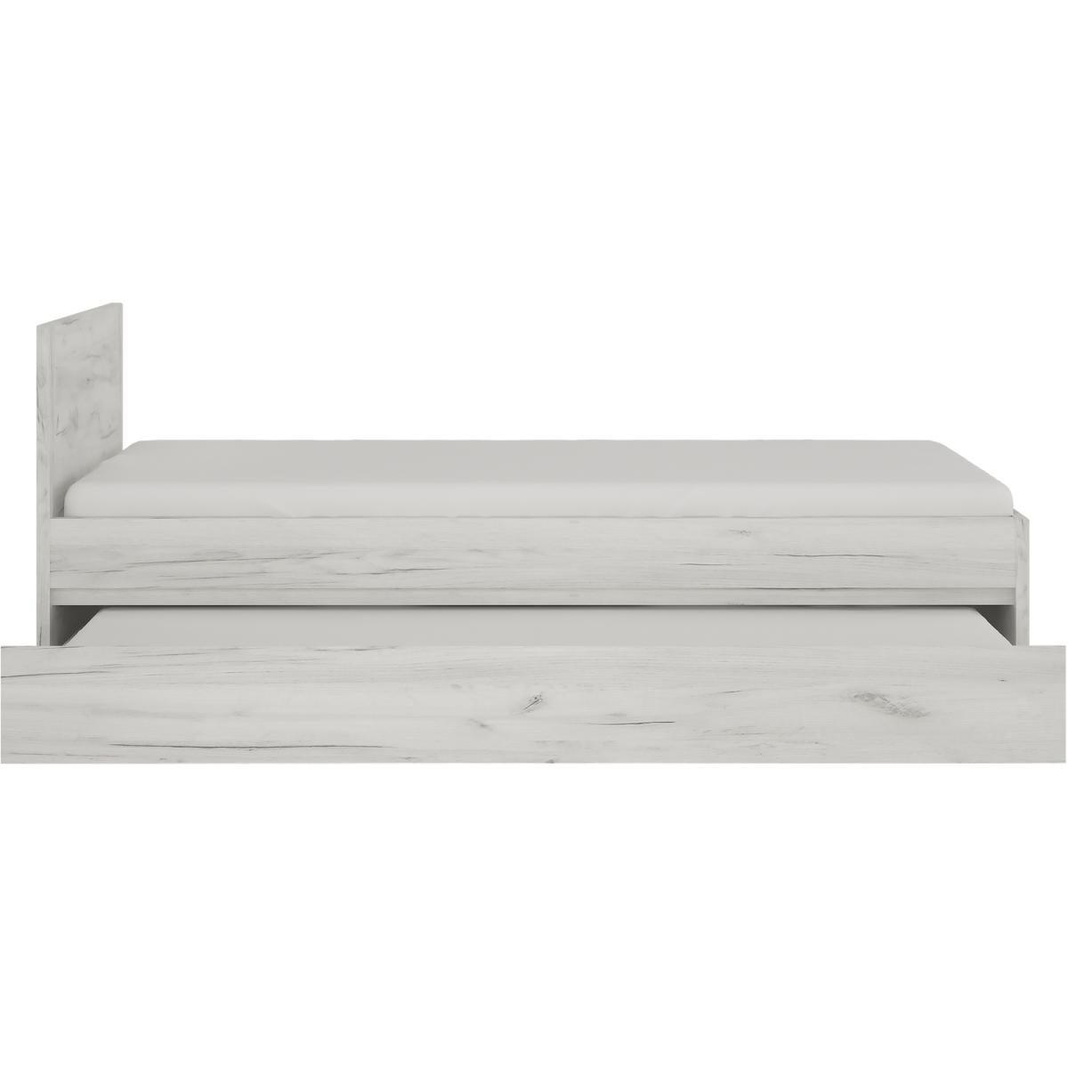 Marbel Bed Frame - White Craft Oak / Double – image 2