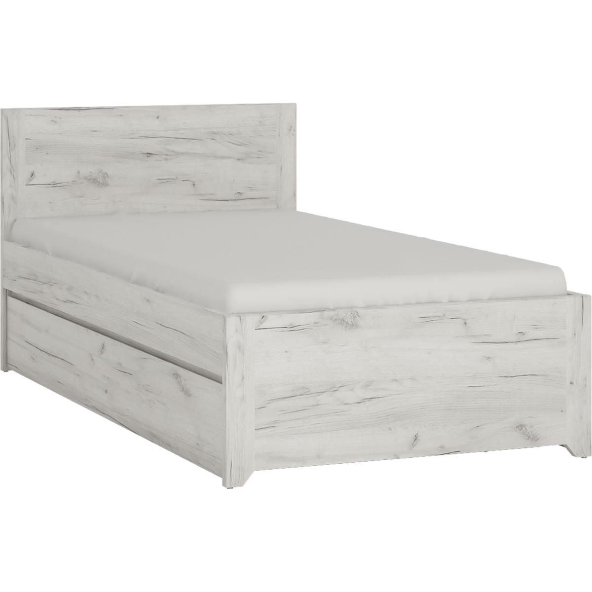 Marbel Bed Frame - White Craft Oak / Double – image 3