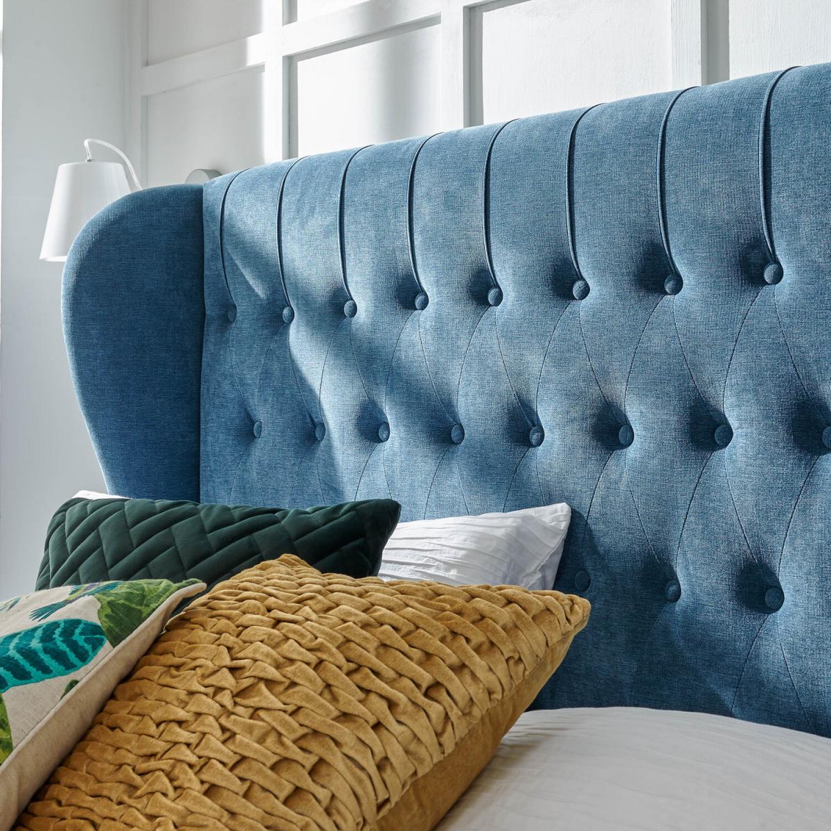 Dakota Storage Ottoman Bed Frame - Teal / Double – image 4