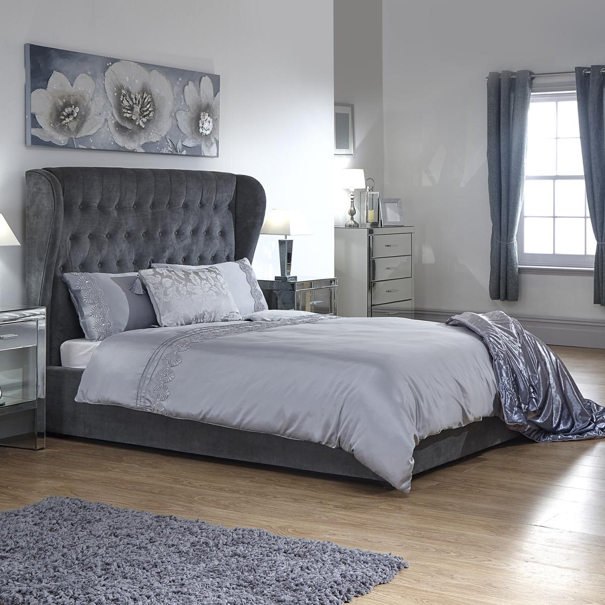 Dakota Storage Ottoman Bed Frame - Teal / Double – image 5