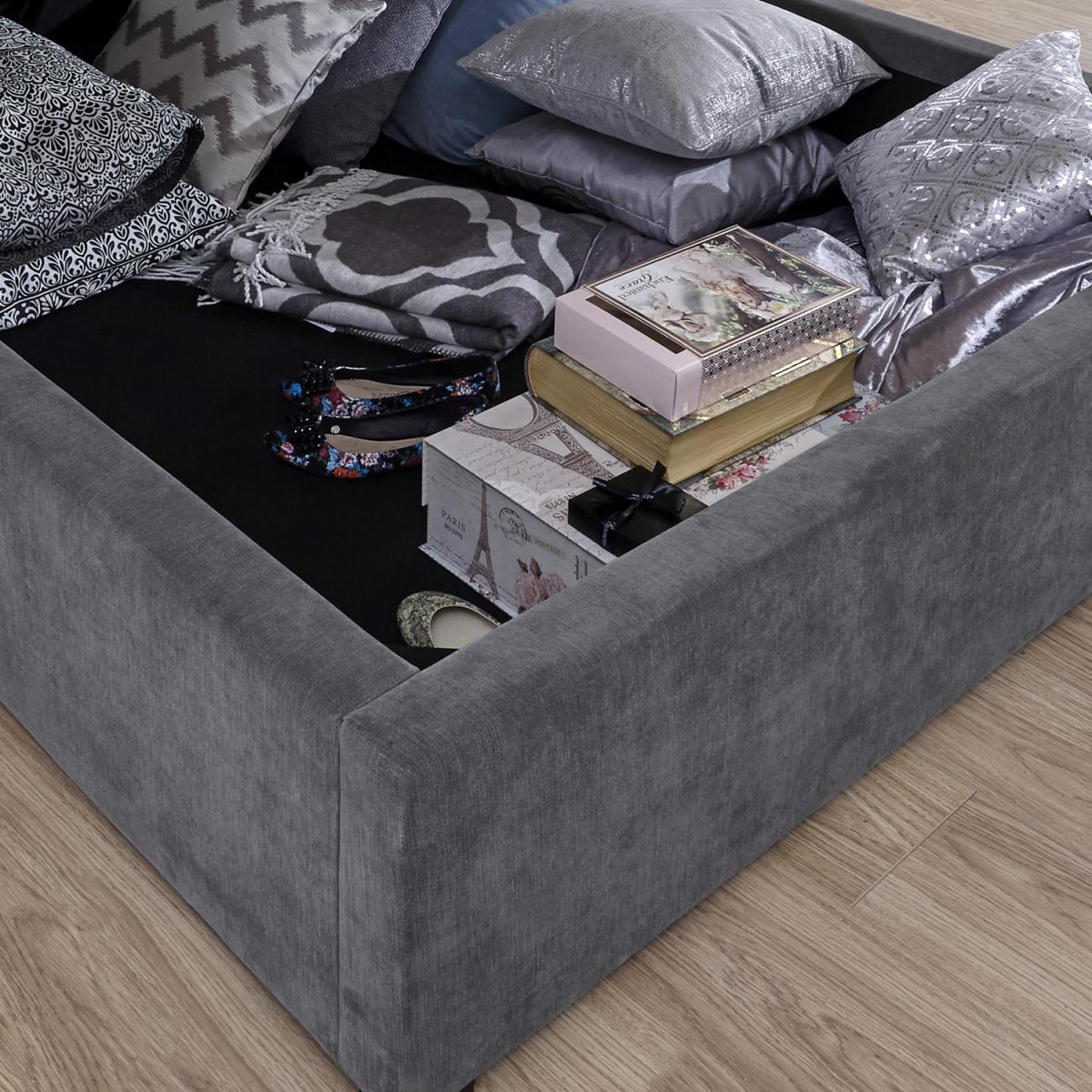 Dakota Storage Ottoman Bed Frame - Teal / Double – image 7