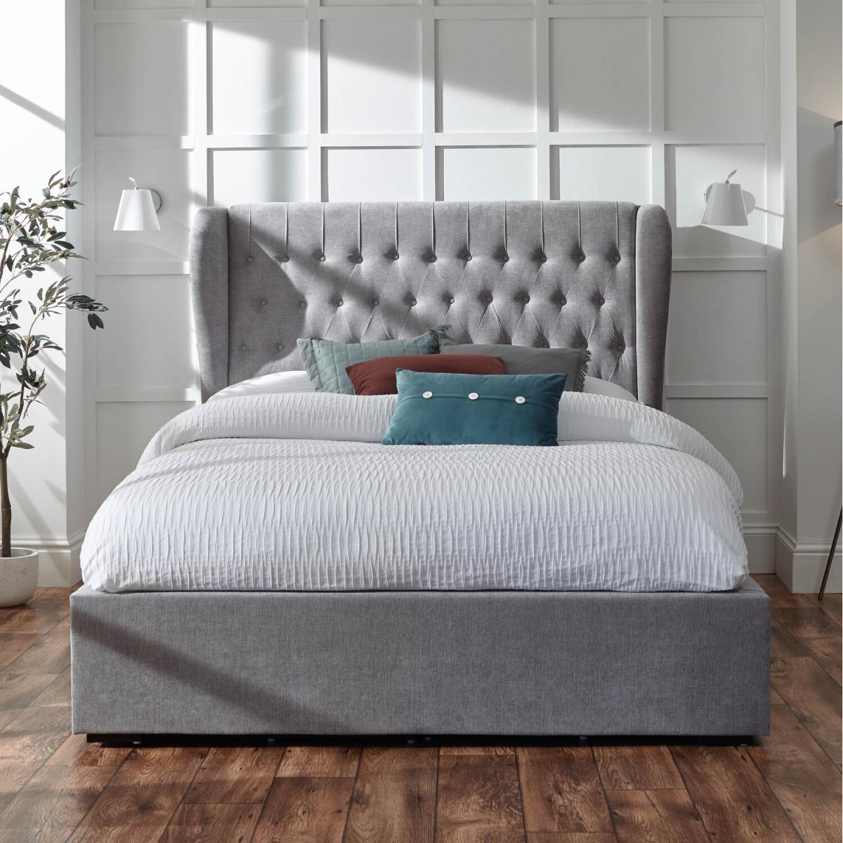Dakota Storage Ottoman Bed Frame - Teal / Double – image 9