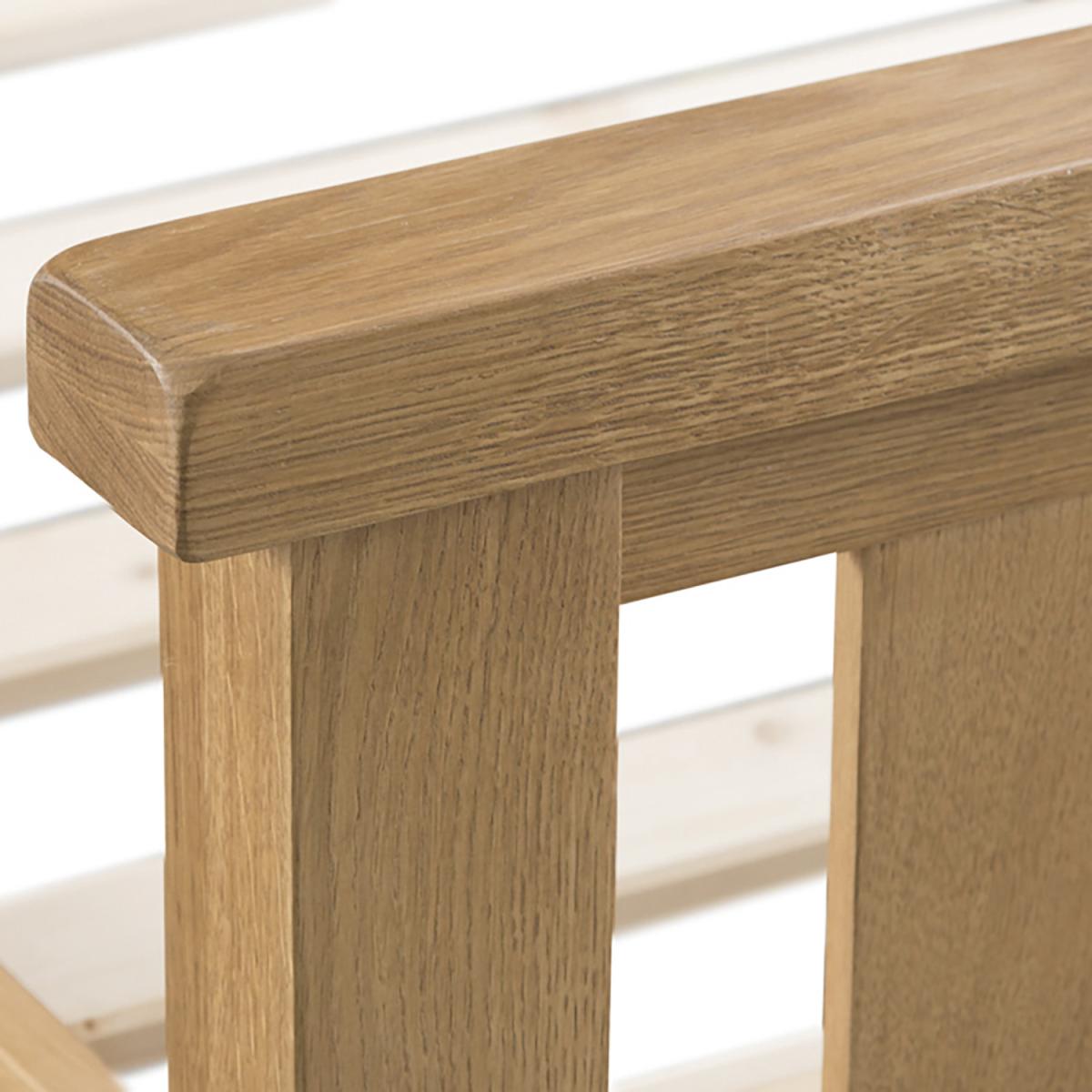 Bisbrooke Country Oak Bed - Medium Oak - Double – image 3