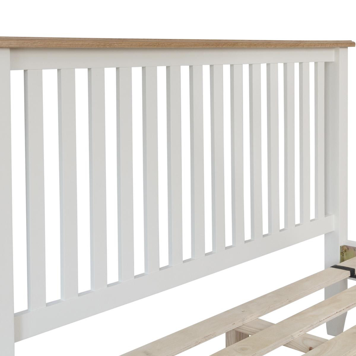 Ashford Wooden Bed - Pure White / Double – image 3