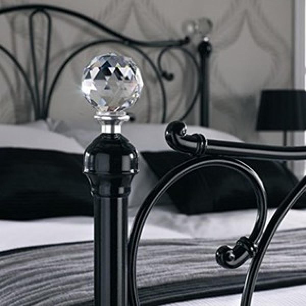 Christina Metal Double Bed Black – image 4