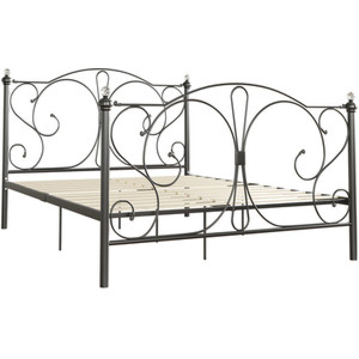 Barcelona Metal Bed - Black / Double – image 9