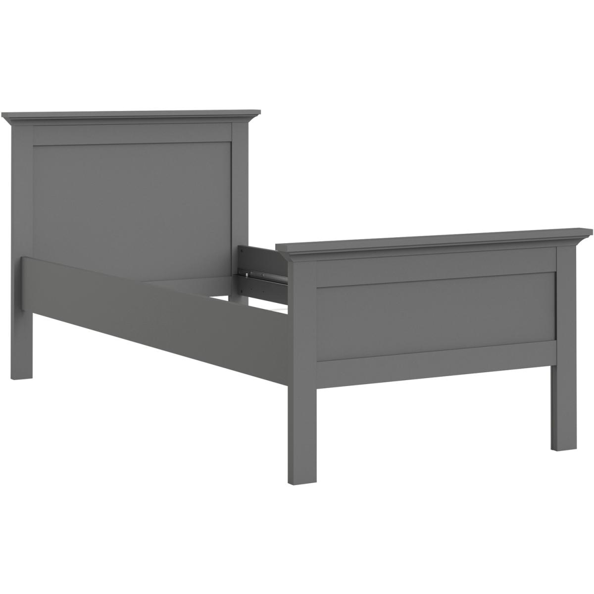 Jonas & James Belleville Bed - Matt Grey / Double – image 18